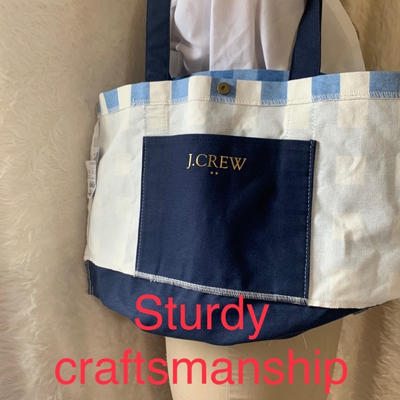 NWT WIDE & STURDY Tote, JCREW ♦️ ♦️, patterned - Picture 4 of 14
